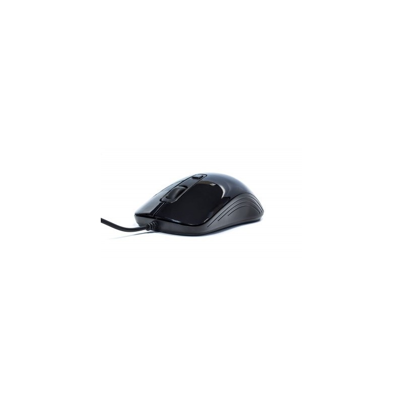 Mouse Alámbrico VORAGO MO-102 - Negro, 4 Botones, USB, 1, 000 / 1, 600 DPIs