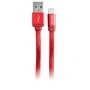 Cable Lightning VORAGO CAB-119 - Rojo, 1 m, Cable Lightning