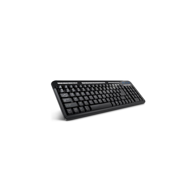 Teclado VORAGO KB-202 - USB, Alámbrico, Negro