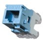 Jack Modular Belden RJ45 - Cat6, AX101326, Azul