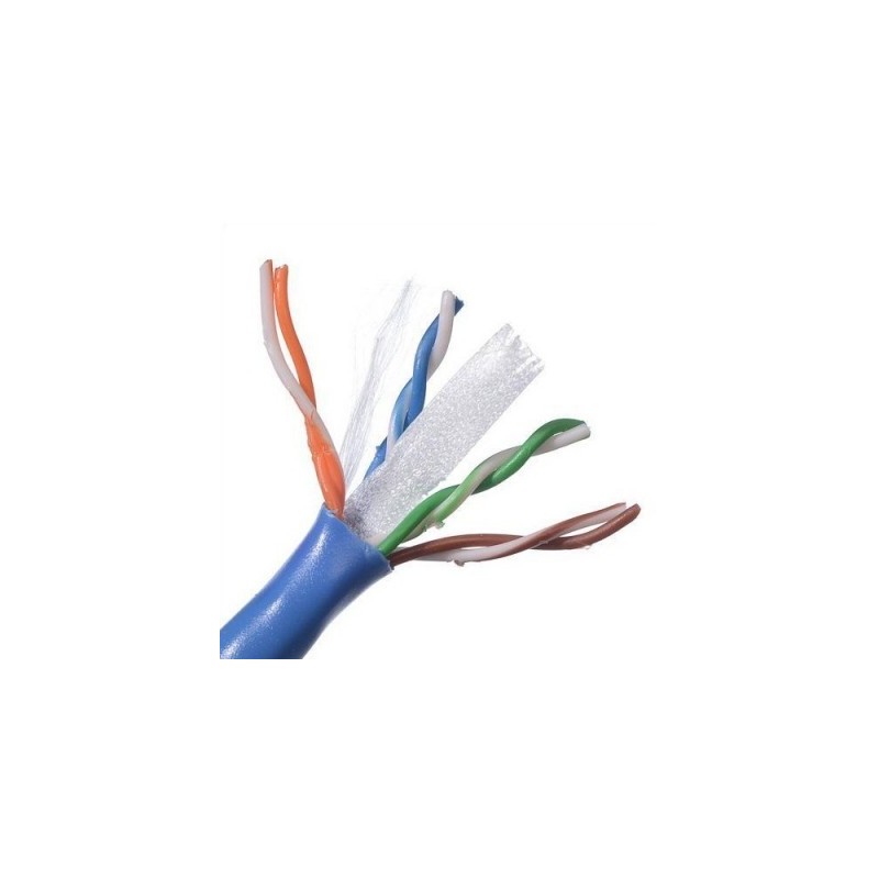 Bobina de Cable UTP CAT6+  BELDEN 2412 006A1000 - 305 m, Azul, Interior, 100  Cobre