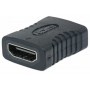 Cople HDMI MANHATTAN - HDMI, HDMI, Hembra/hembra, Negro