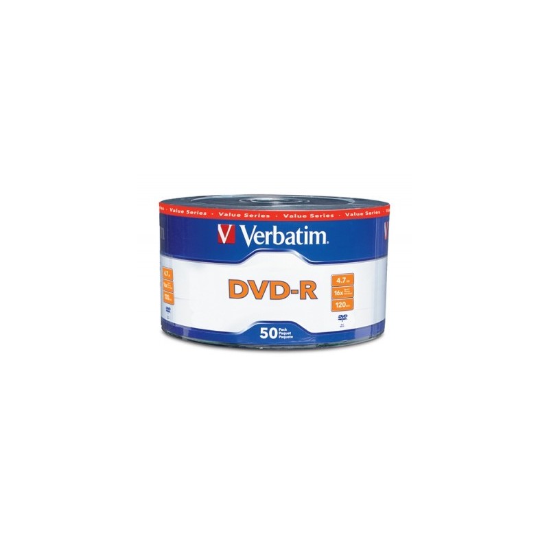 DVD-R VERBATIM - DVD-R, 50 piezas, 120 min