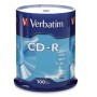 Disco CD-R VERBATIM - CD-R, 700 MB, 100, 52x, 80 min