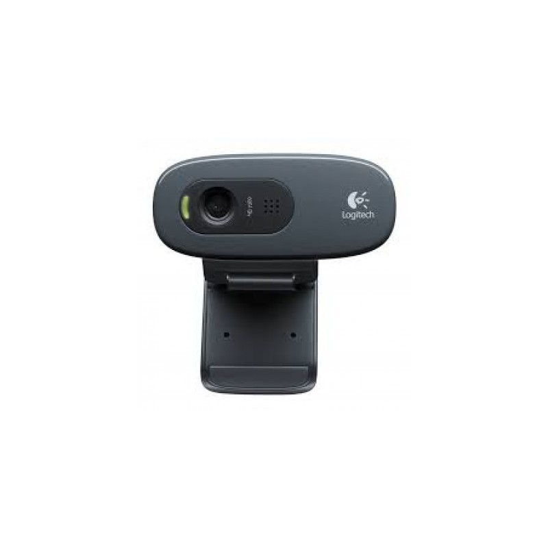 Cámara Web LOGITECH C270 - 3 MP, 30 fps, USB, Negro, 1280 x 720 Pixeles