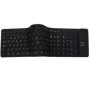 Teclado Flexible BROBOTIX - USB, Negro, Notebook/PC