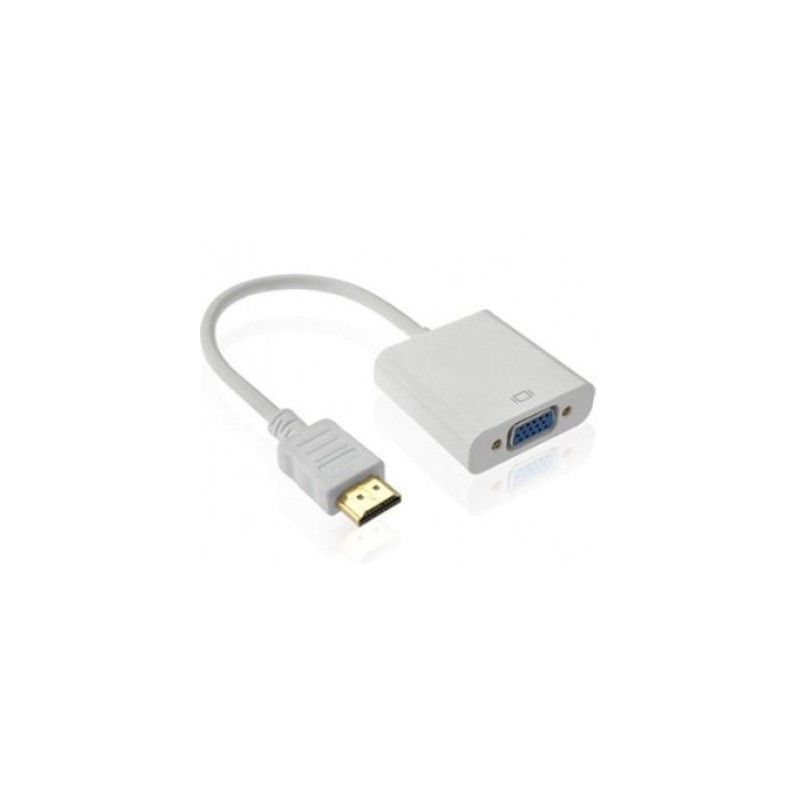 Convertidor HDMI a VGA - Blanco, BROBOTIX 110910