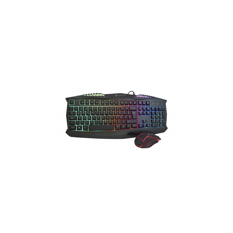 Kit de Teclado y Mouse Gaming Naceb Technology NA-617 - USB, Negro