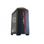 Gabinete GAME FACTOR CSG500 mATX NEG/ROJO - 2xVENT 120MM LED, 1x USB 2.0, 1x USB 3.0