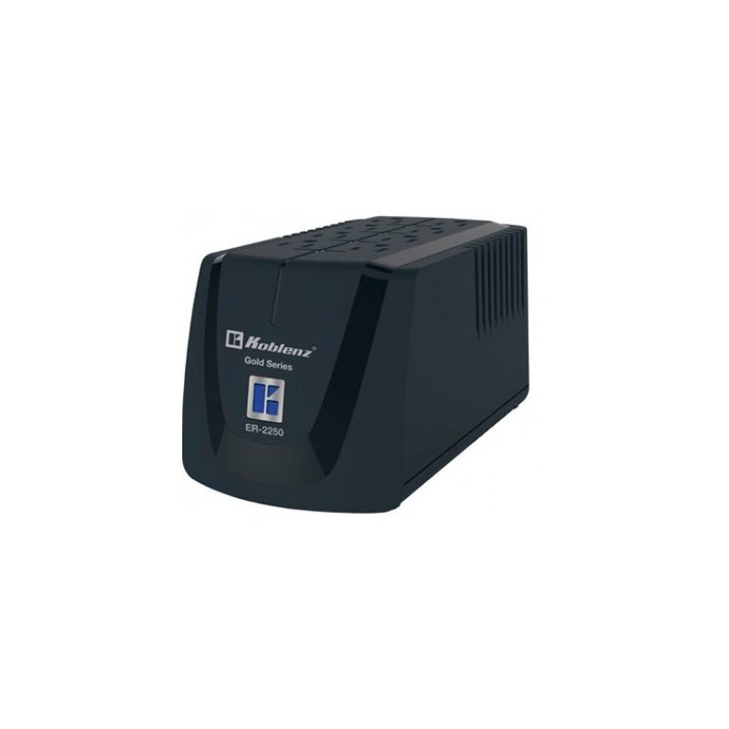 Regulador KOBLENZ ER-2250 - 6, Negro, Hogar y Oficina, 2250 VA, 1000 W