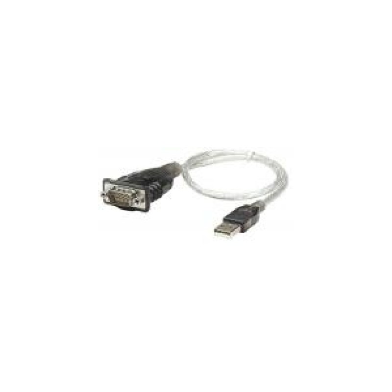 Convertidor de USB a Serial MANHATTAN - RS-232, USB A, Macho/Macho, Gris, 0, 45 m