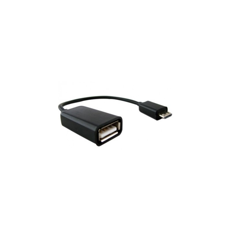 Cable USB a OTG BROBOTIX 097242 - USB, Negro