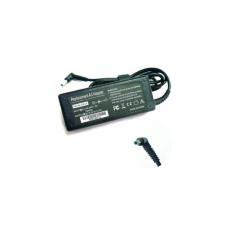 Cargador para Laptop GENERICO AC-Dell Punta Azul - 45W, Negro