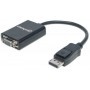 Adaptador Displayport a VGA MANHATTAN 151962 - Negro, DisplayPort, VGA