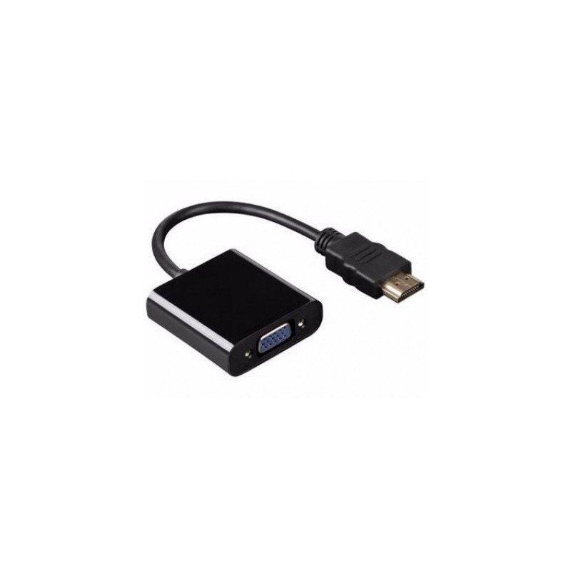 Convertidor HDMI BROBOTIX 110910N - HDMI, VGA, Macho/hembra, Negro