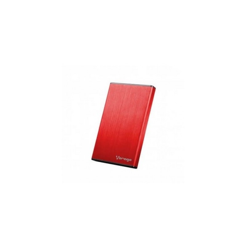 Enclosure VORAGO HDD-201 - USB 3.0, 2.5 pulgadas, Rojo