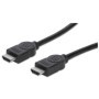 Cable HDMI MANHATTAN - 10 m, HDMI, HDMI, Macho/Macho, Negro