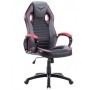 Silla Gaming Naceb Technology JUGGERNAUT - Gamer, Negro/Rojo, Piel Sintética