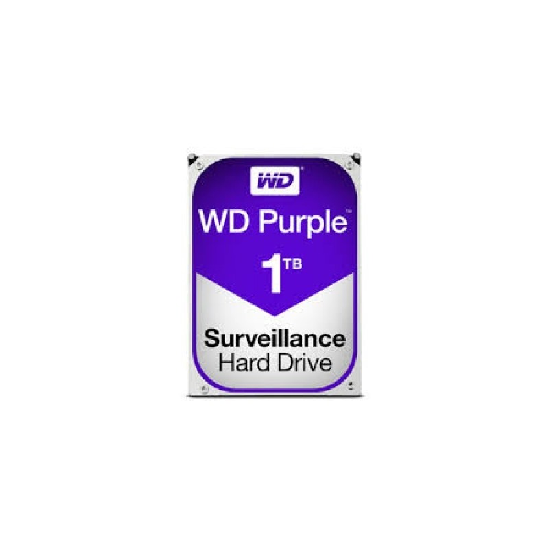 Disco Duro Interno Western Digital WD10PURZ Purple 3.5 Pulgadas - 1TB, SATA III, 6 Gbit/s, 5400RPM, 64MB Cache