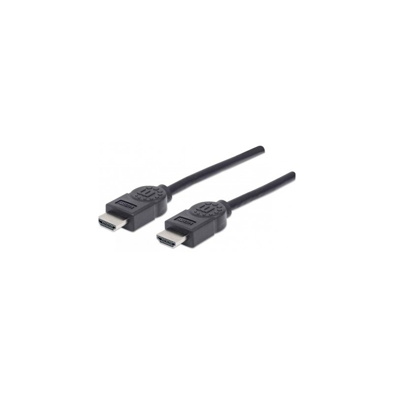 Cable para Monitor HDMI (306119) HDMI 1.3 Macho a HDMI 1.3 Macho - Blindado, Negro, 1.8M.