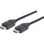 Cable para Monitor HDMI (306119) HDMI 1.3 Macho a HDMI 1.3 Macho - Blindado, Negro, 1.8M.