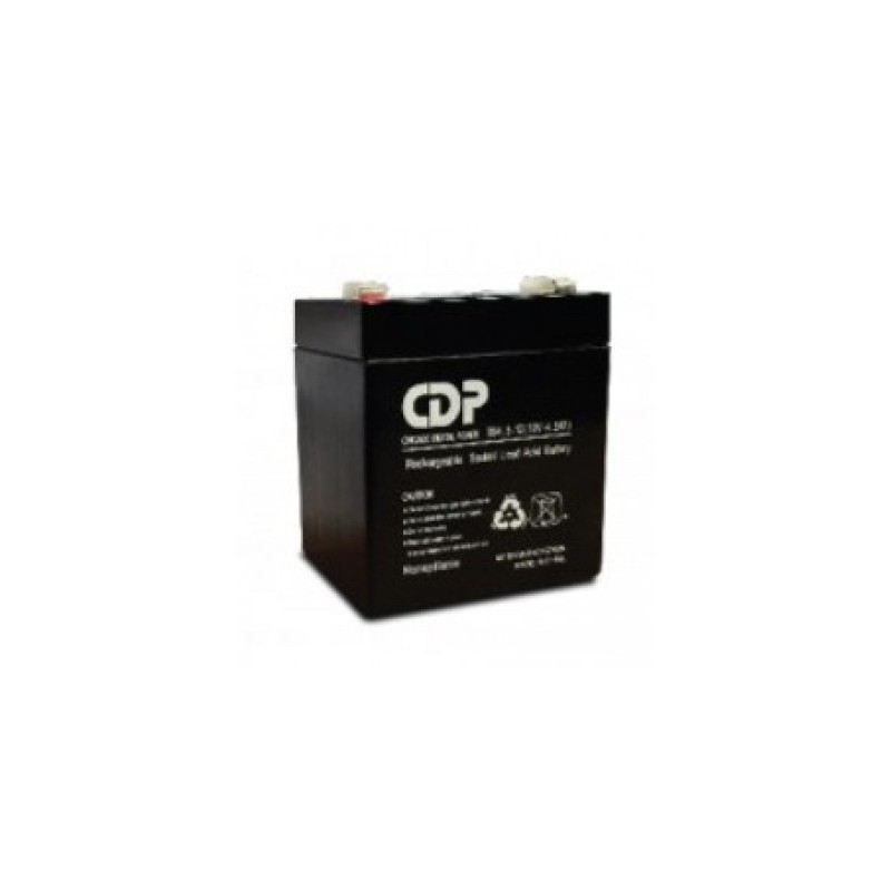 Batería CDP B-12/4.5 - Negro, 12 V