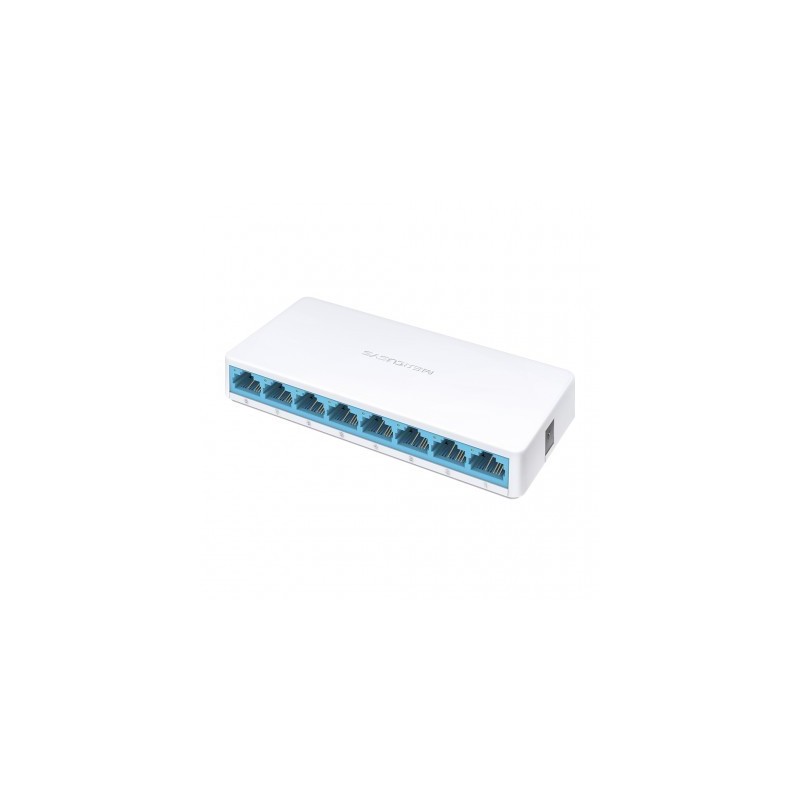 Mini Switch MERCUSYS MS108 - Color blanco, 8