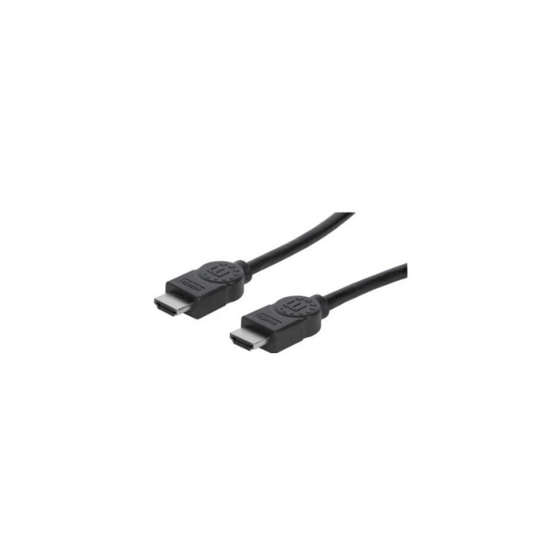 Cable HDMI MANHATTAN - 2 m, HDMI, HDMI, Macho/Macho, Negro