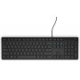 Teclado DELL 580-ADRC - USB, Negro, Alámbrico