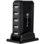 Hub 7 Puertos TechZone TZ17HUB01 USB - Negro