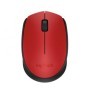 Mouse LOGITECH M170 - Rojo, RF inalámbrico