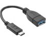 Cable USB V3.0 Tipo C - OTG BROBOTIX 053161, USB C, USB A, Negro