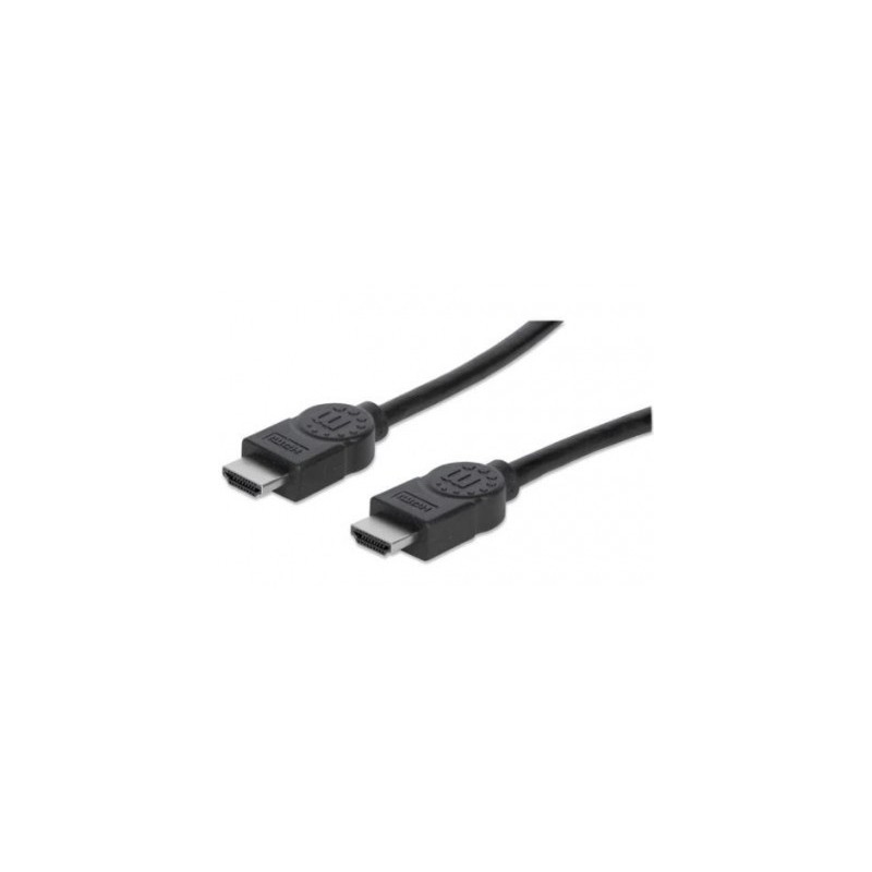 Cable HDMI MANHATTAN - 3 m, HDMI, HDMI, Macho/Macho, Negro