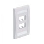 Placa Ejecutiva PANDUIT CFPE4WHY - Color blanco