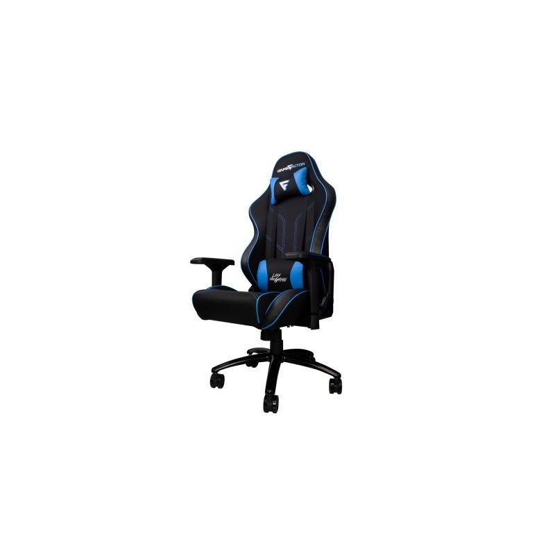 Silla Gaming GAME FACTOR CGC600-BL - Gamer, Negro/Azul