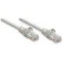 Cable de Red INTELLINET 319812 Cat 5e 4.2 m - RJ-45, RJ-45, Macho/Macho, Gris