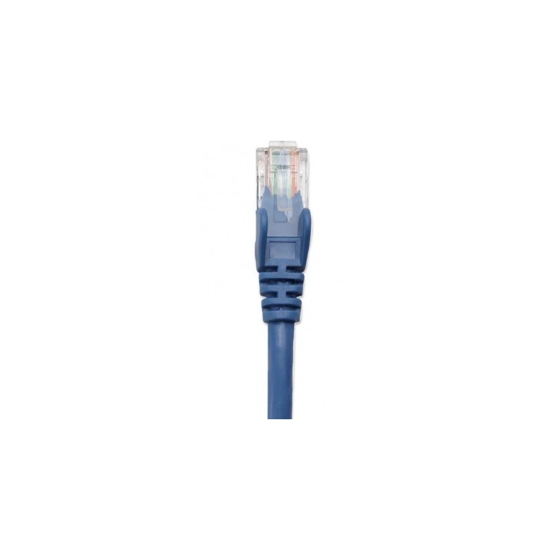 Cable de Red INTELLINET 342568 Cat6 - 0, 5 m, RJ-45, RJ-45, Macho/Macho, Azul