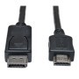 Adaptador de Cable TRIPP-LITE P582-006 - Negro, HDMI, DisplayPort, Macho/Macho