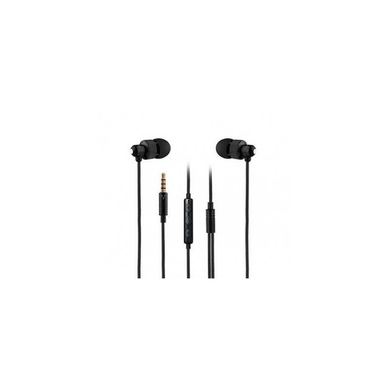 Audífonos VORAGO EP-304 - Audífonos, 3.5mm, Control de Volumen, Negro