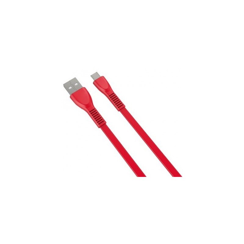 Cable USB a Micro USB Naceb Technology NA-0103R - USB, Micro USB, 1 m, Rojo