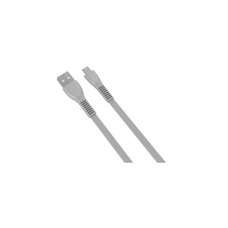 Cable USB a Micro USB Naceb Technology NA-0103G - 1 m, Gris