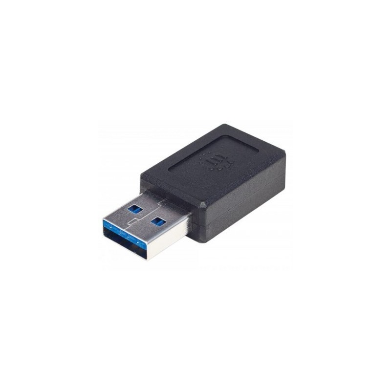 Adaptador USB C MANHATTAN 354714 - USB C, Negro