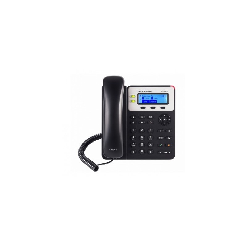 Teléfono IP Grandstream GXP1625 - Si, 2 líneas, Negro