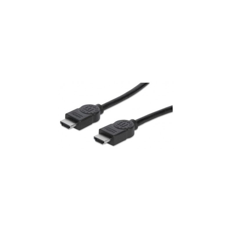 Cable HDMI MANHATTAN - 15 m, HDMI, HDMI, Macho/Macho, Negro