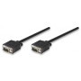 Cable VGA - HD15 MANHATTAN - 11 m, VGA (D-Sub), VGA (D-Sub), Macho/Macho, Negro