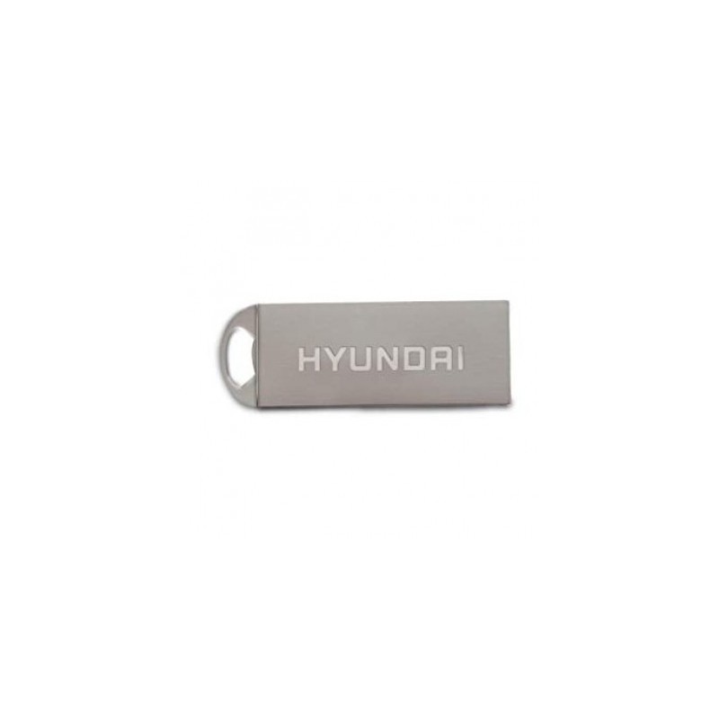 Memoria USB HYUNDAI U2BK/16 - Plata, 16 GB, USB 2.0