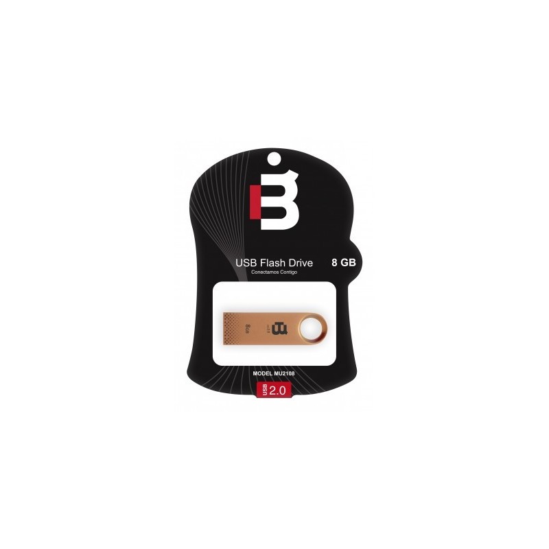 Memoria USB Blackpcs MU2108RG-8 - Bronce, 8 GB, USB 2.0