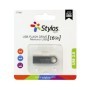 Memoria USB Stylos STMUSB2B - Plata, 16 GB, USB 2.0