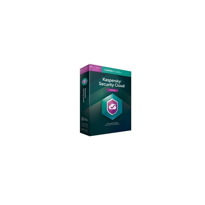 Antivirus KASPERSKY SECURITY CLOUD PERSONAL - 5 licencias, 1 Año(s)