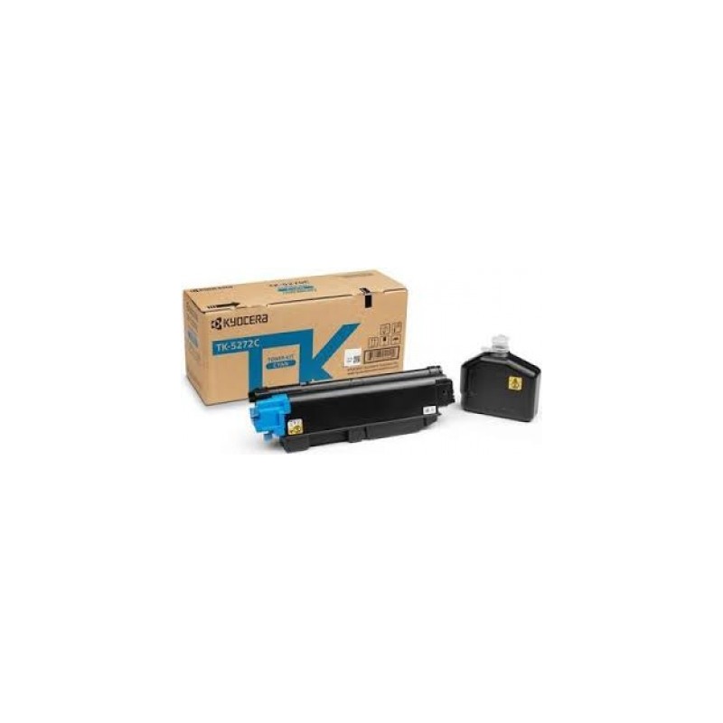 Toner KYOCERA TK-5272C - 5000 páginas, Cian, ECOSYS P6230cdn